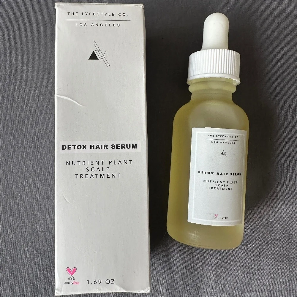 The Lyfestyle Co Detox Hair Serum Nutrient Plan Hair Treatment NEW
